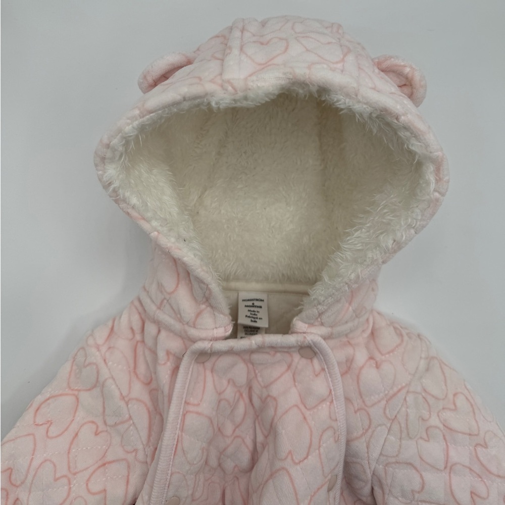 Nordstrom Quilted Bunting Hearts with Hoodie